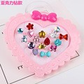 Wholesale Heart Alloy Kids Rings Set